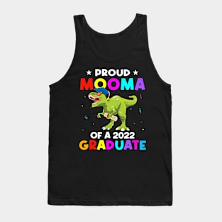 Proud Mooma Of A Class Of 2022 Graduate Dinosaur T Rex Graduation Tank Top